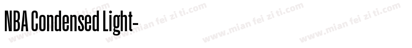 NBA Condensed Light字体转换